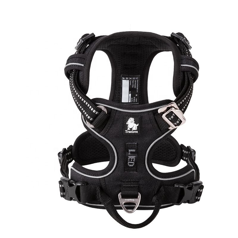 Truelove Easy Adjustable Innovation Products Easy to Walk Dog Harness Mesh Wholesale Pet Accessories RIBBONS Solid Reflective